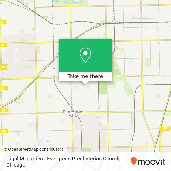 Mapa de Gigal Ministries - Evergreen Presbyterian Church
