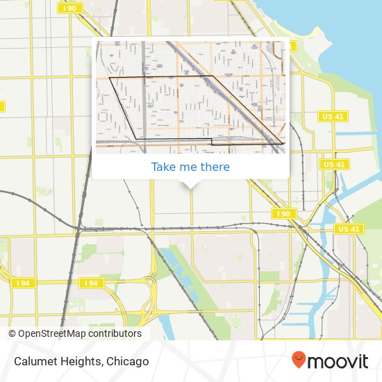 Calumet Heights map