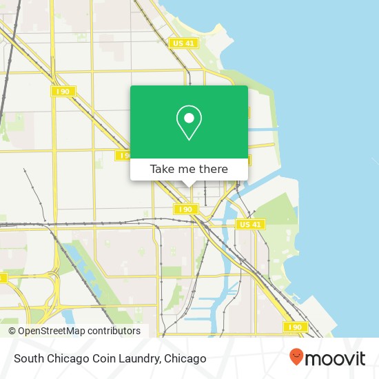 South Chicago Coin Laundry map