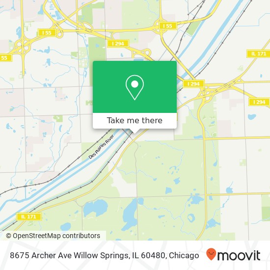 8675 Archer Ave Willow Springs, IL 60480 map