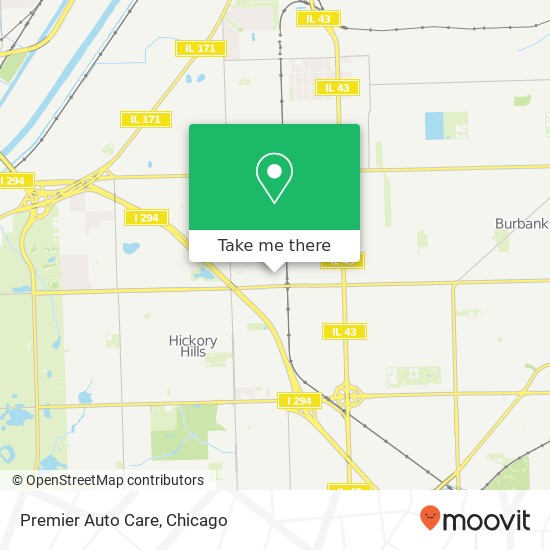 Premier Auto Care map