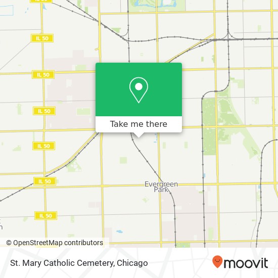 St. Mary Catholic Cemetery map