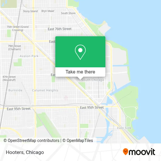 Hooters map