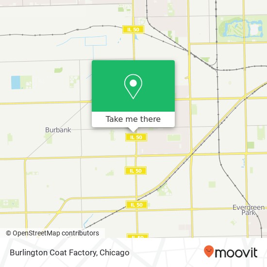 Burlington Coat Factory map