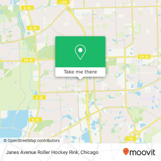 Janes Avenue Roller Hockey Rink map