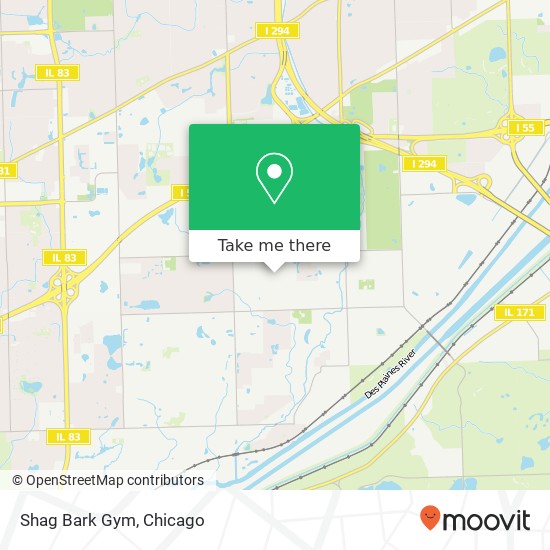 Mapa de Shag Bark Gym