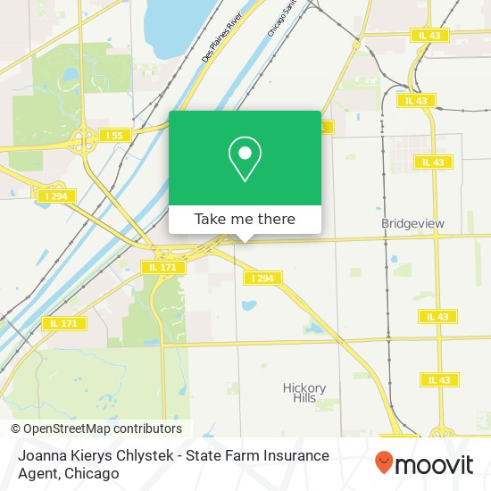 Joanna Kierys Chlystek - State Farm Insurance Agent map