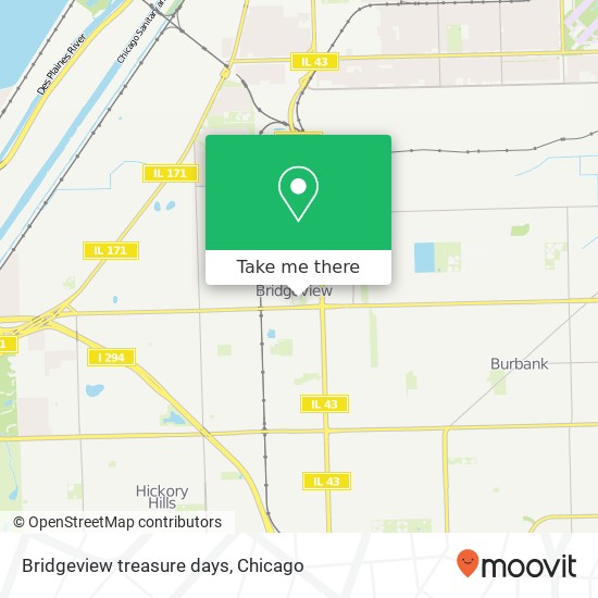 Bridgeview treasure days map