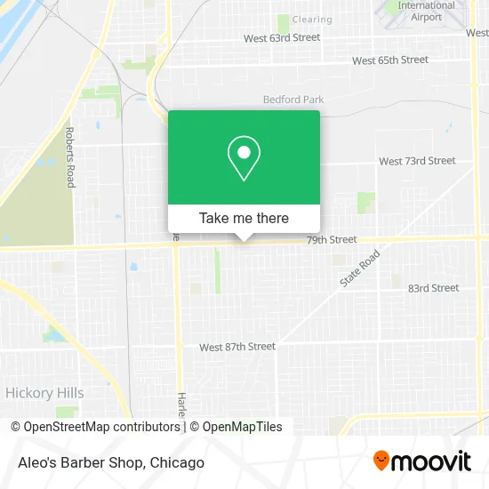 Aleo's Barber Shop map