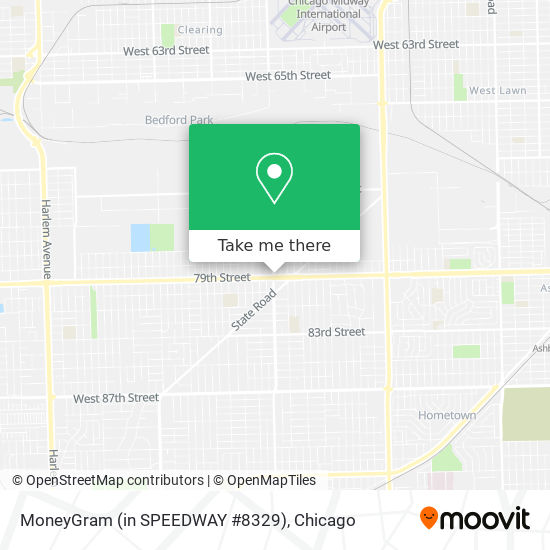 MoneyGram (in SPEEDWAY #8329) map