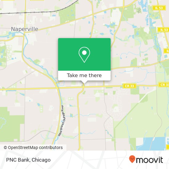 PNC Bank map