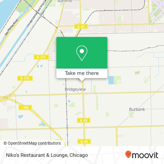 Mapa de Niko's Restaurant & Lounge