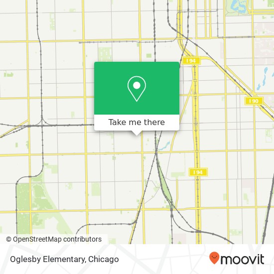 Oglesby Elementary map