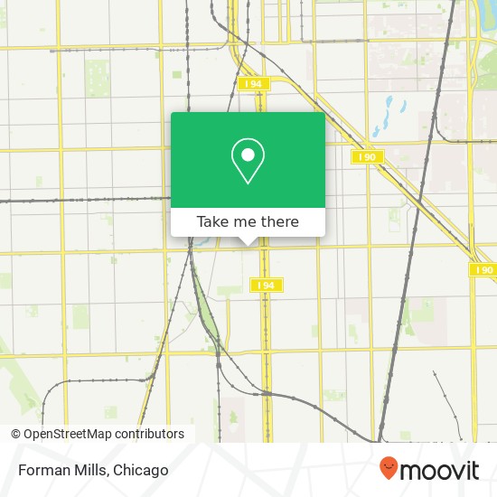 Forman Mills map