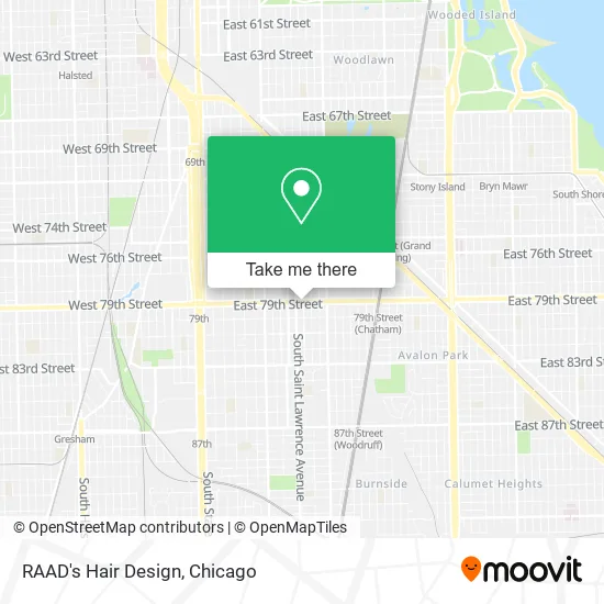 RAAD's Hair Design map