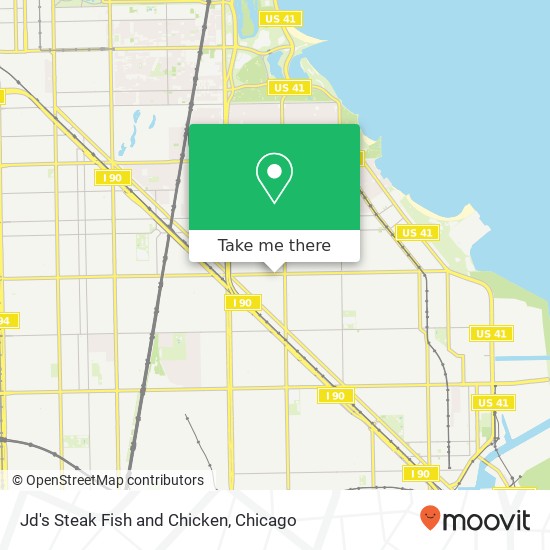 Jd's Steak Fish and Chicken map