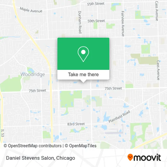 Daniel Stevens Salon map