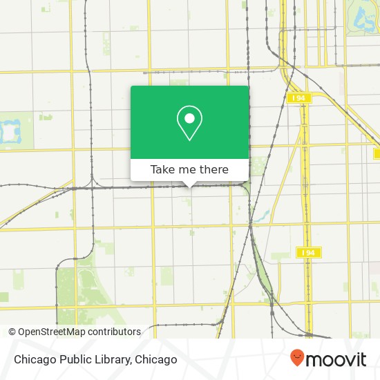 Chicago Public Library map