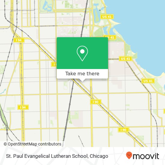 St. Paul Evangelical Lutheran School map