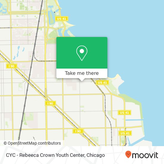 CYC - Rebeeca Crown Youth Center map