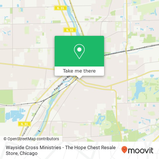 Wayside Cross Ministries - The Hope Chest Resale Store map