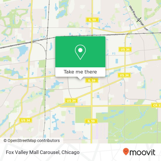 Fox Valley Mall Carousel map