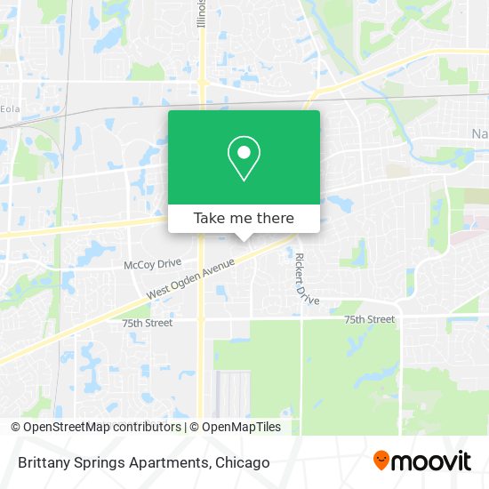 Brittany Springs Apartments map