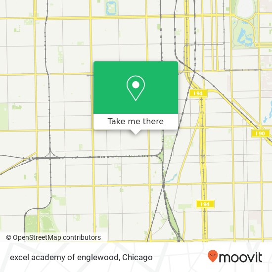 excel academy of englewood map