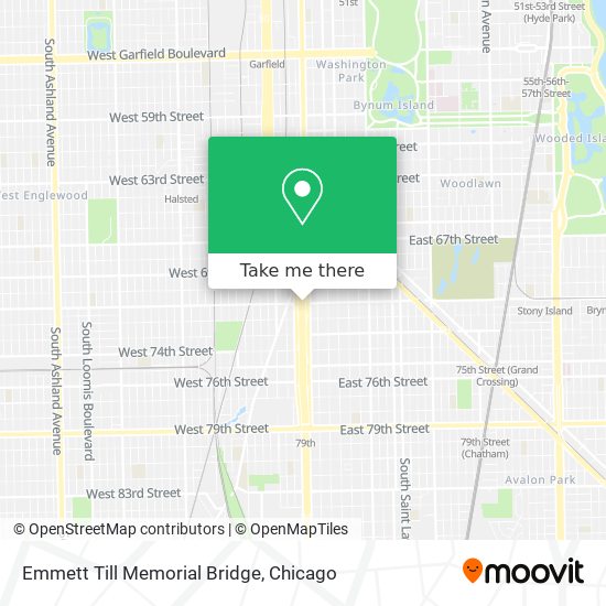 Emmett Till Memorial Bridge map