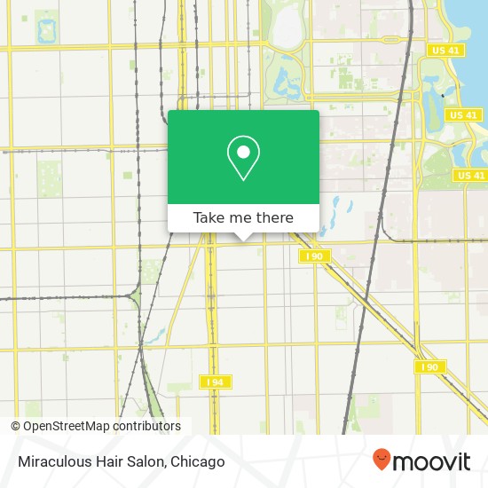 Miraculous Hair Salon map