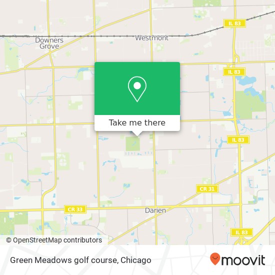 Green Meadows golf course map