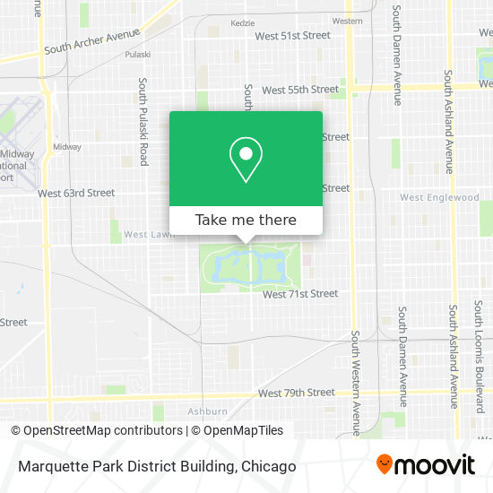 Mapa de Marquette Park District Building