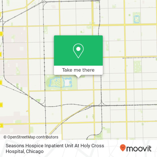 Mapa de Seasons Hospice Inpatient Unit At Holy Cross Hospital