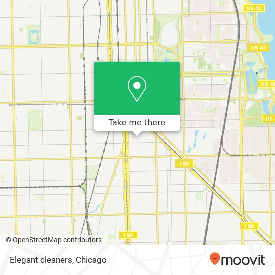 Elegant cleaners map