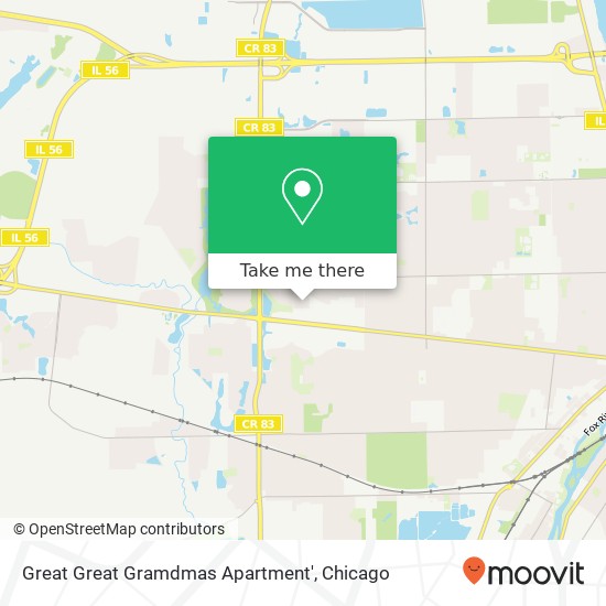 Mapa de Great Great Gramdmas Apartment'