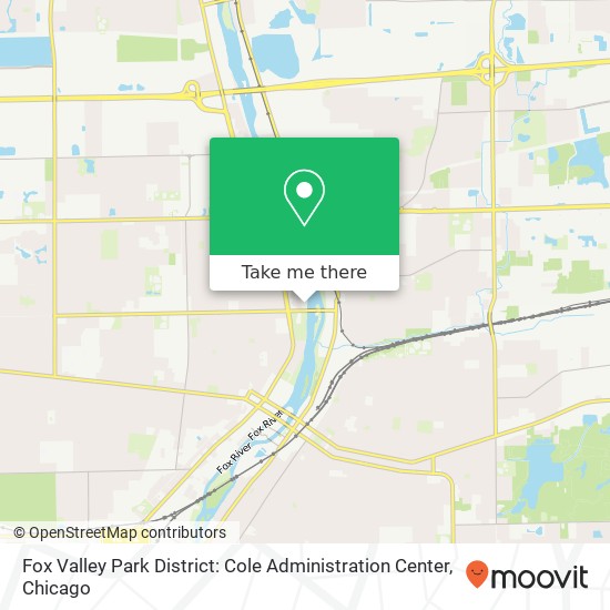 Mapa de Fox Valley Park District: Cole Administration Center