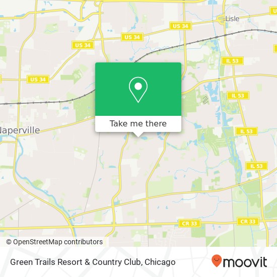 Green Trails Resort & Country Club map