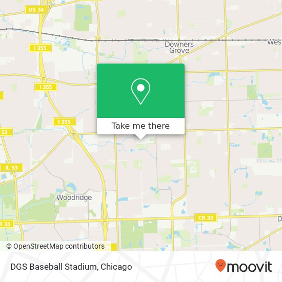 DGS Baseball Stadium map