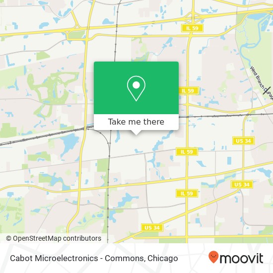 Mapa de Cabot Microelectronics - Commons