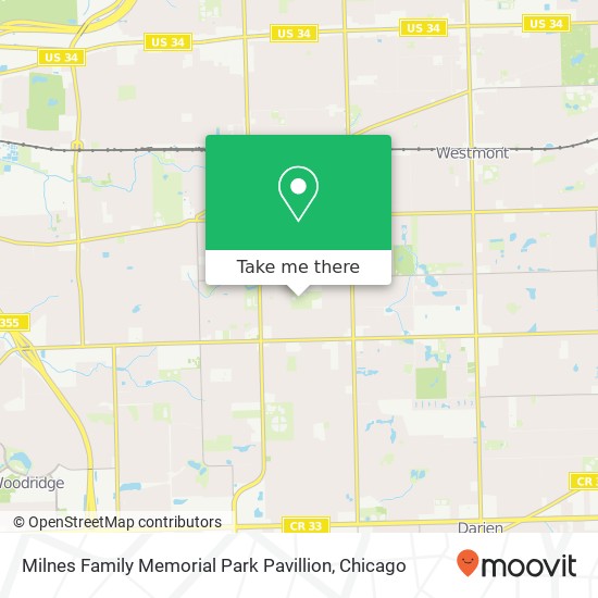 Milnes Family Memorial Park  Pavillion map