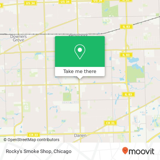 Mapa de Rocky's Smoke Shop