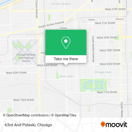 63rd And Pulaski map