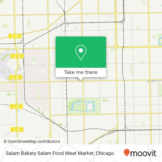 Mapa de Salam Bakery Salam Food Meat Market