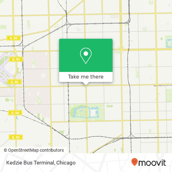 Kedzie Bus Terminal map