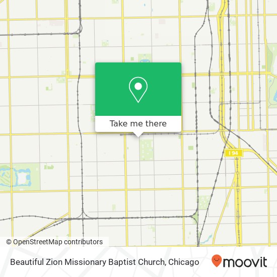 Beautiful Zion Missionary Baptist Church map
