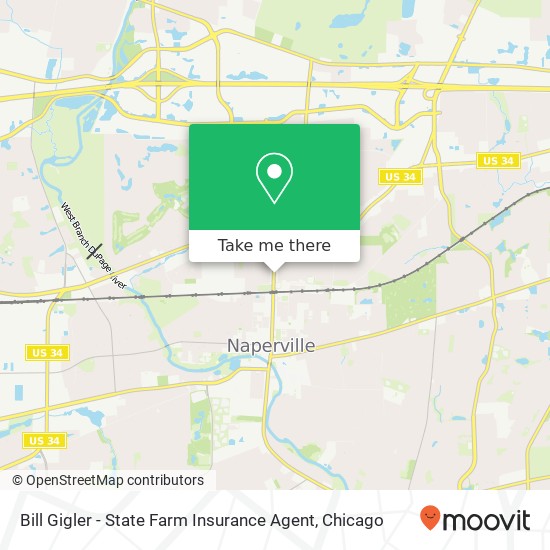 Bill Gigler - State Farm Insurance Agent map