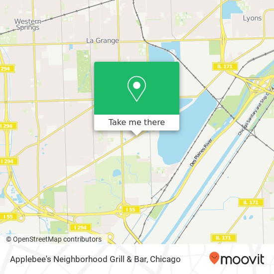 Mapa de Applebee's Neighborhood Grill & Bar