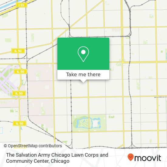 Mapa de The Salvation Army Chicago Lawn Corps and Community Center