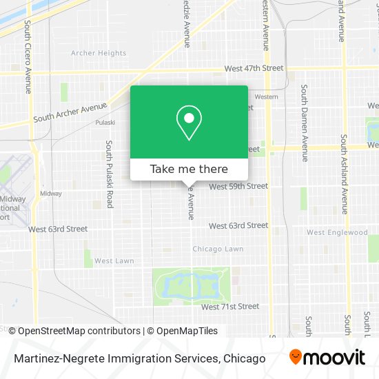 Mapa de Martinez-Negrete Immigration Services