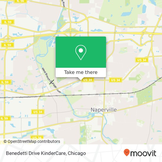 Mapa de Benedetti Drive KinderCare
